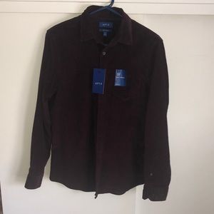 APT. 9 corduroy button up/flannel